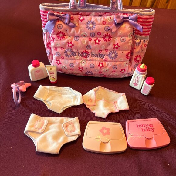 American Girl Bitty Baby Diaper Lot {14 pieces} - Picture 2 of 16